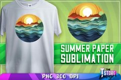 Summer Paper Sublimation | T-Shirt Design | PNG Sublimation Product Image 14