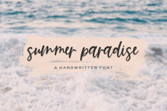 Summer Paradise Script Font Product Image 1