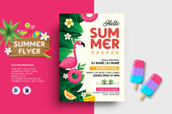 Summer Party Invitation Flyer Product Image 1