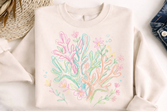 pastel coral reef, coral reef clipart, coastal clipart png, hand drawn coral, summer ocean clipart, marine life png, underwater coral png, pastel coastal design, coral sublimation png, sea life clipart