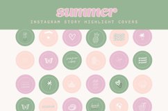 summer pastel instagram highlight covers