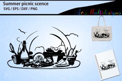 Summer picnic silhouette Product Image 1