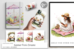 Digital Paper Summer Picnic Dreams Product Image 1