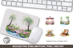 Mouse Pad Summer Picnic Dreams Product Image 1