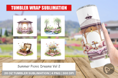 Tumbler Summer Picnic Dreams Product Image 1