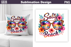 Beach Sunglasses Sublimation | Tropical Summer Pillow Product Image 1