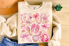 Summer Coquette PNG, Beach Png, Summer Png, Coastal PNG Product Image 1