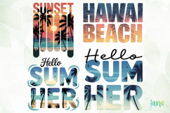 Summer PNG Sublimation Clipart Product Image 1