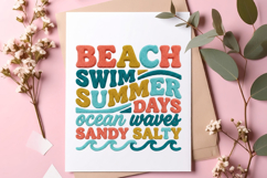 Summer PNG, Faux Yarn Crochet Beach Vibes Png Product Image 2