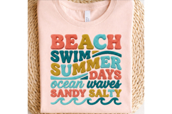 Summer PNG, Faux Yarn Crochet Beach Vibes Png Product Image 3