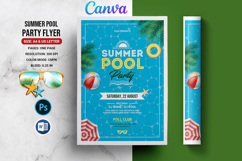 Summer Pool Party Flyer