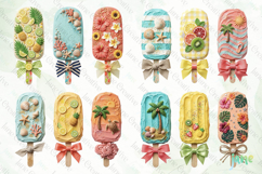 Summer Popsicles Sublimation Clipart Product Image 7