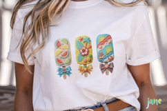 Summer Popsicles Sublimation Clipart Product Image 2
