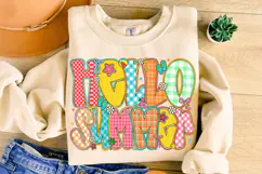 Hello Summer PNG, Preppy Summer PNG, Summer Vibes, Beach PNG Product Image 3