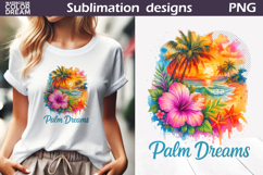 Summer Beach Quotes Bundle | Tropical Beach Sublimation Product Image 9