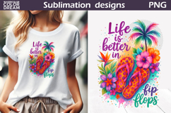 Summer Beach Quotes Bundle | Tropical Beach Sublimation Product Image 13