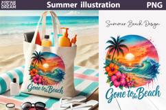 Summer Beach Quotes Bundle | Tropical Beach Sublimation Product Image 3