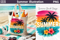 Summer Beach Quotes Bundle | Tropical Beach Sublimation Product Image 20