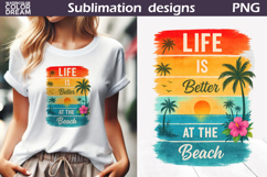 Summer Beach Quotes Bundle | Tropical Beach Sublimation Product Image 7