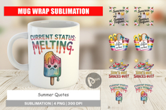 Mug Wrap Summer Quote Product Image 1