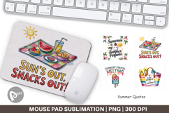Mouse Pad Summer Quote Product Image 1