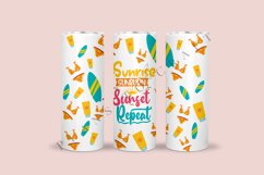 summer quotes skinny tumbler sublimation design for 20oz and 30oz skinny tumbler sublimation wrap