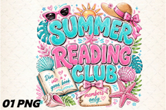 Summer Reading Club PNG Product Image 1