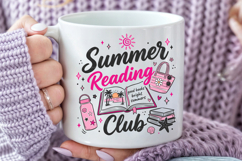 Summer Reading Club PNG, Book Lover Sublimation Design Product Image 4