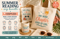 Summer Reading SVG Bundle, Book Lover SVG Designs, Beach Boo Product Image 3