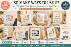 Summer Reading SVG Bundle, Book Lover SVG Designs, Beach Boo Product Image 2