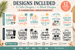Summer Reading SVG Bundle, Book Lover SVG Designs, Beach Boo Product Image 7