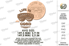 Summer Retro Signs Bundle Laser Cut. Positive quote SVG Product Image 3