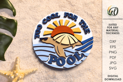 Summer Retro Signs Bundle Laser Cut. Positive quote SVG Product Image 5
