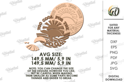 Summer Retro Sign Laser Cut. Positive quote SVG Product Image 2