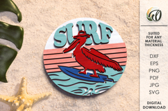 Summer Retro Signs Bundle Laser Cut. Positive quote SVG Product Image 11