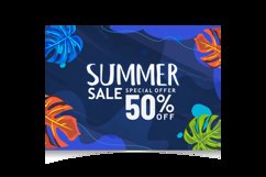 Summer sale banner promotion template design Product Image 2