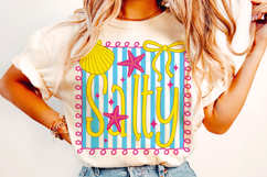 Salty PNG, Preppy Summer PNG, Summer Vibes, Beach PNG Product Image 2
