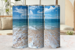 Summer Sand Beach Ocean Backgrounds Digital Paper Product Image 5