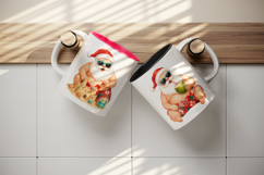Summer Santa mug wrap printable sublimation design Product Image 3