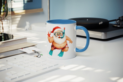 Summer Santa mug wrap printable sublimation design Product Image 5