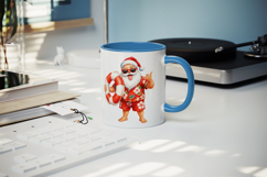 Summer Santa mug wrap printable sublimation design Product Image 5