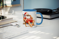 Summer Santa mug wrap printable sublimation design Product Image 5