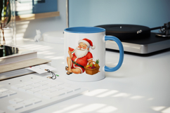 Summer Santa mug wrap printable sublimation design Product Image 5