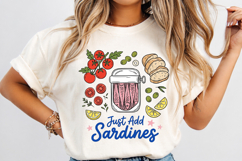 Summer Sardines Hand Drawn PNG Product Image 2