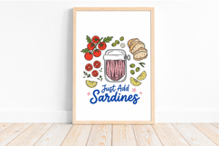 Summer Sardines Hand Drawn PNG Product Image 3