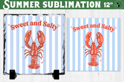 Sweet and Salty Sublimation | Summer Beach Slate Design Product Image 1