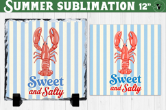 Sweet and Salty Sublimation | Summer Beach Slate Design Product Image 1