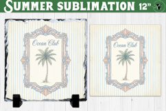 Ocean club Sublimation | Palm Beach Slate Design Product Image 1