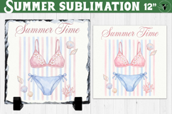 Summer time Sublimation | Summer Beach Slate Design Product Image 1