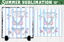 Summer time Sublimation | Summer Beach Slate Design Product Image 1